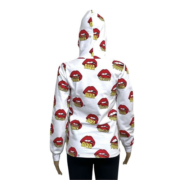 on fire sweatshirt Cosy size S white - Picture 4 of 10